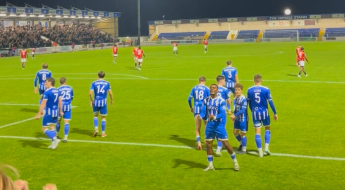 Jack Bainbridge stunner seals Chester’s place in FA Cup first round Photo by Mathew Bonner