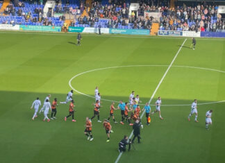 Tranmere Rovers booed off and now winless in seven as play-off contenders Barnet defeat them. Pictured by Amar Dudwall.
