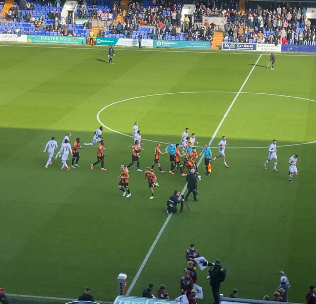 Tranmere Rovers booed off and now winless in seven as play-off contenders Barnet defeat them. Pictured by Amar Dudwall.