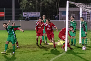 Mark Madden scoring the equaliser in the 92nd minute