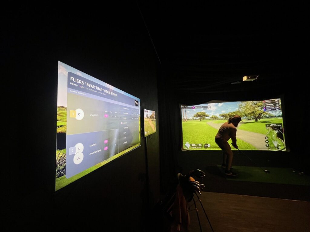 Fliers Golf simulator. Image by Fliers Golf
