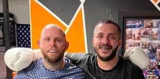 Joshua with opponent after fight- credits to his Instagram
