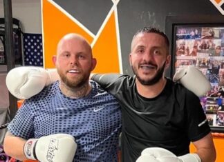 Fighting stigma – how boxing helped one man’s mental health Joshua with opponent after fight- credits to his Instagram