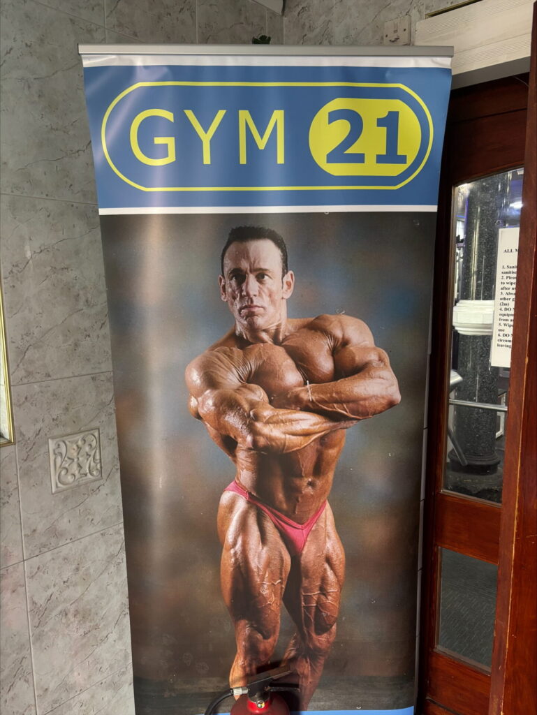 Bill Jones body builder image by Oscar Howell