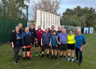 No tackles, just teamwork and inclusivity – walking rugby is on the rise in Liverpool Liverpool Collegiate walking rugby training