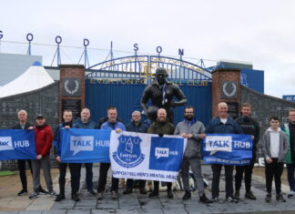 Walking sessions between Everton grounds to support men’s mental health