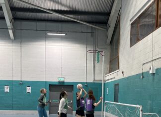 Marshalls' putting the training into a practice game. Picture by Phoebe Ross