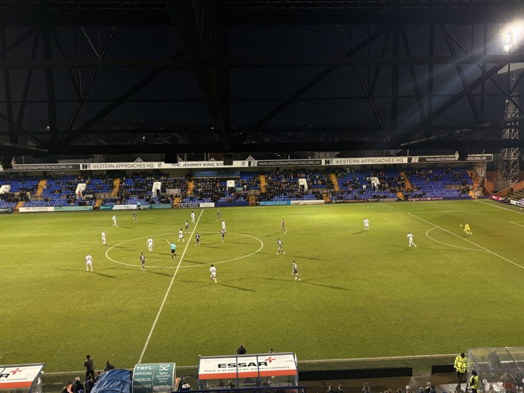 MK Dons' Criag MacGillivary in extra time Image by Grace Johnson