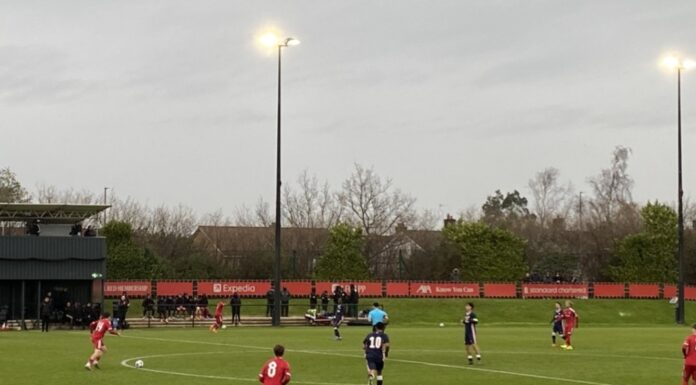 Hadyn Murray-Holme looks to drive Liverpool forward.