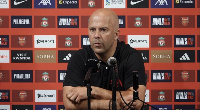 “We fight on” – Arne Slot to battle through Liverpool crisis Arne Slot in Philadelphia, 2024.