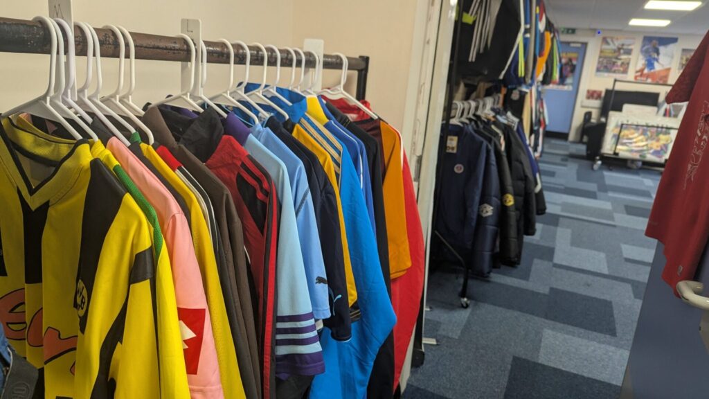 A look into the Full Time Fits office and their collection of shirts