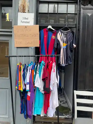 First pop up stall. Credit Full Time Fits