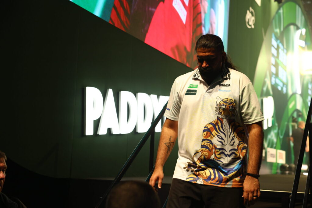 Nitin Kimar following defeat to Stephen Bunting.