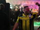 James Hurrell celebrating after knocking out Stephen Bunting. Photo by Alex Parker.