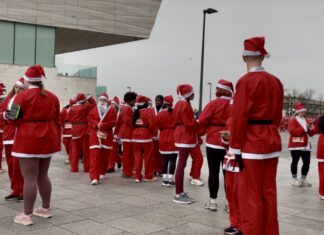 Santa Dash success for Girls on the Go with £7000 raised for Endometriosis UK Girls on the Go Santa Dash