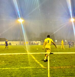 Levi Adebisi away at Squires Gate - Photo by Taylor Jackson