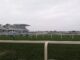Reindeer replace racehorses as festive race hits Aintree Aintree Racecourse in the rain/ Credit Luke Patrick