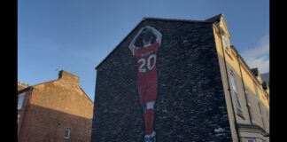 Diogo Jota Forever 20 Mural photo by Oscar Howell