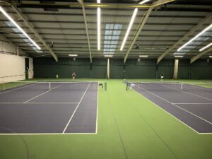 Liverpool Tennis Centre courts - By Elsa Wiedfeld