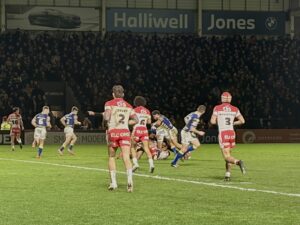 Warrington Wolves v St Helens Rugby - 2026 BETFRED Super League Opening Round Match at the Halliwell Jones Stadium. Photo Taken by Jessica Harris (Student)
