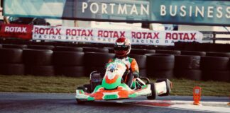 Ethan Karting at Whilton Mill