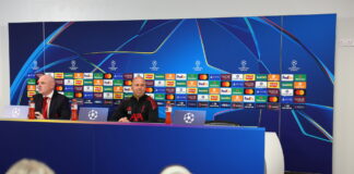 Arne Slot in the press conference before the second leg against Galatasaray.