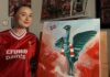 Abigail Rudkin with Art