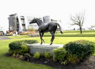 Grand National funding boost amid The Jockey Club multi-million pound plan Statue of racing legend Red Rum - winner of three Grand National races. Red Rum Statue Aintree. Permission to use under the Creative Commons Attribution 2.0 Generic license.