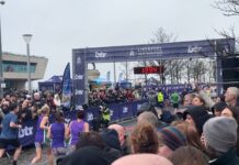 2026 Liverpool half marathon finish line - picture by Elsa Wiedfeld