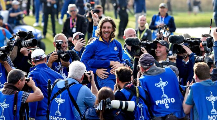 Tommy Fleetwood backs bid for North West to host Ryder Cup Tommy Fleetwood celebrating at the Ryder Cup