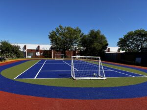 Sports pitch at Daisy Inclusive UK, Everton - picture by Elsa Wiedfeld