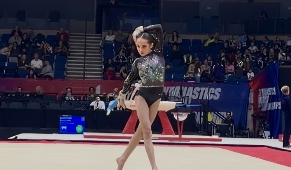 British Gymnastics - Floor. Captured by Jess Harris (student)