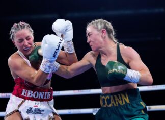 Molly McCann fight- under Alamy agreement