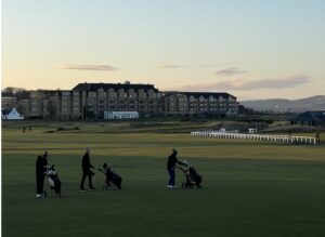 The clubhouse at St Andrews golf course - picture credits to Elsa Wiedfeld