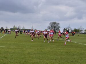 St Helens in action at Edge Hill. Photo by James Costello.