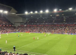 “It’s 90 minutes of getting it right”: how can football be more accessible for blind fans? Anfield on matchday - picture by Elsa Wiedfeld
