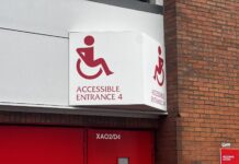 Accessible entrance at Anfield - picture by Elsa Wiedfeld
