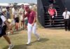 The Open: Leader Lucas Herbert and Sam Burns match major record