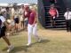The Open: Leader Lucas Herbert and Sam Burns match major record