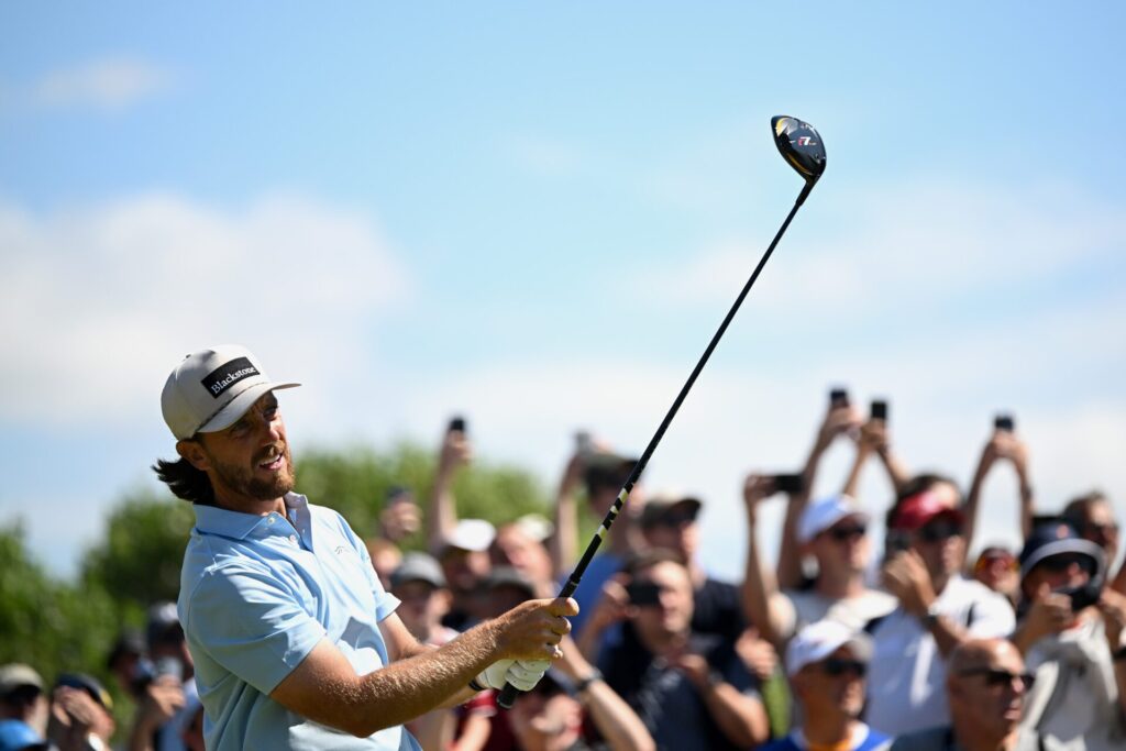 Tommy Fleetwood on day 4 of The Open (Image credit: R&A)