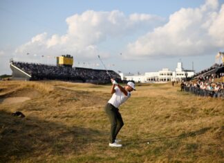The Open: Sam Burns makes moving day charge for maiden major