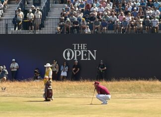 The Open: Big names miss cut on historic second day at Royal Birkdale Lucas Herbert lines up a long birdie putt on 18 as he looks to break course record. Photo by Alfie Bugg